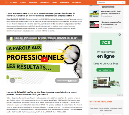 article agricole carburant GNR green safe additif2