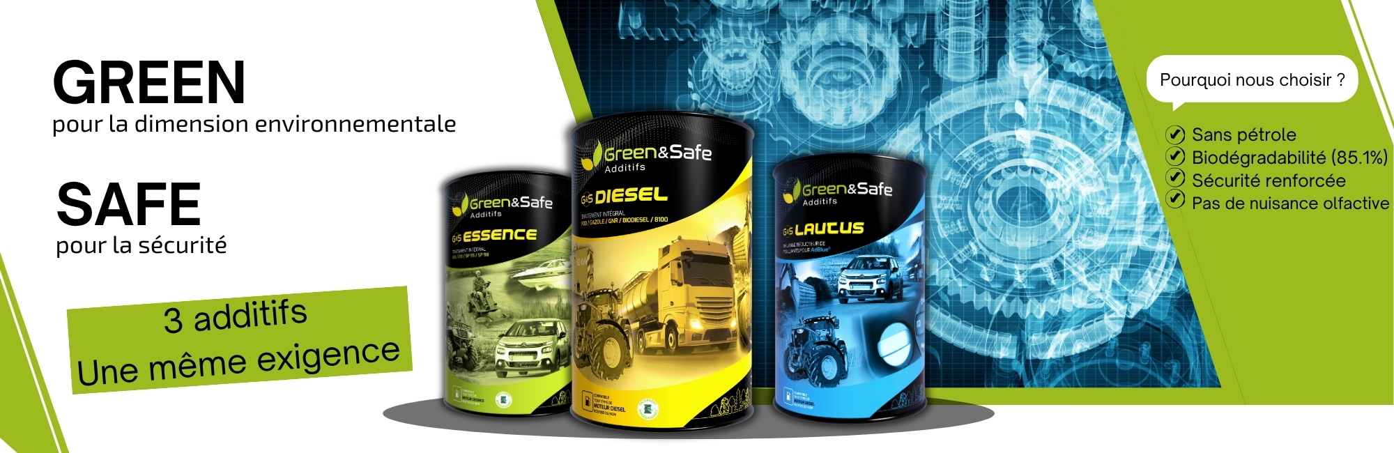 additifs performants sécurité  professionnels