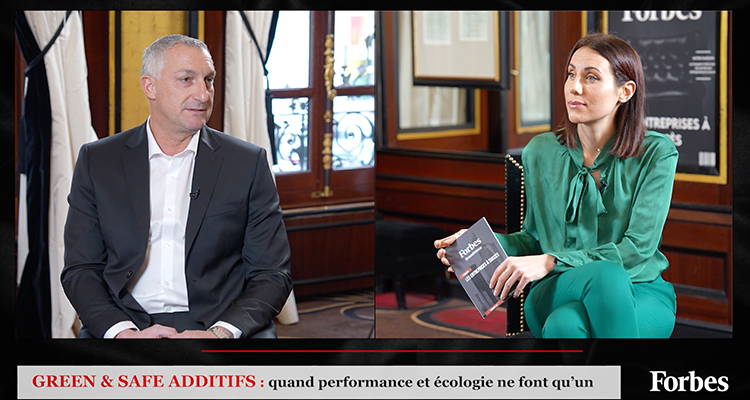 Green&Safe Additifs dans l’émission « Les Entreprises à succès » diffusée sur Forbes. 
